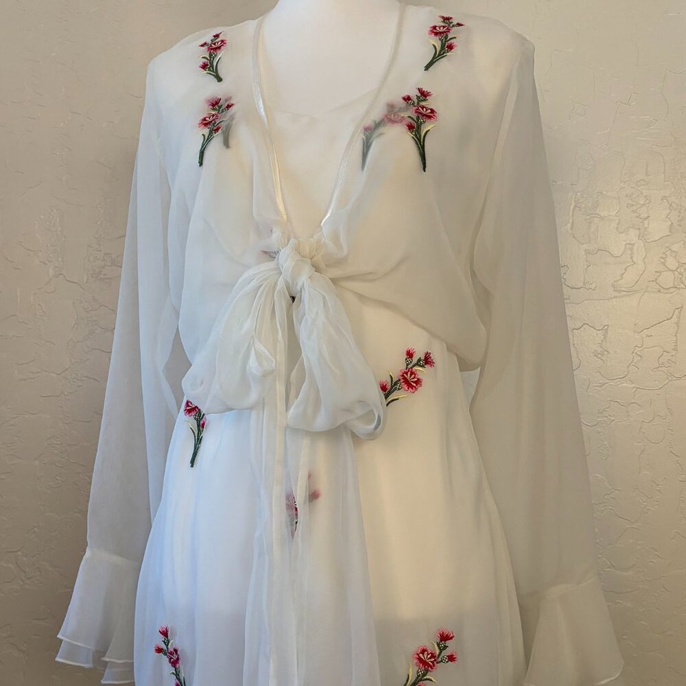 Victoria’s Secret (Gold Label). Vintage. Sheer Peignoir Set.